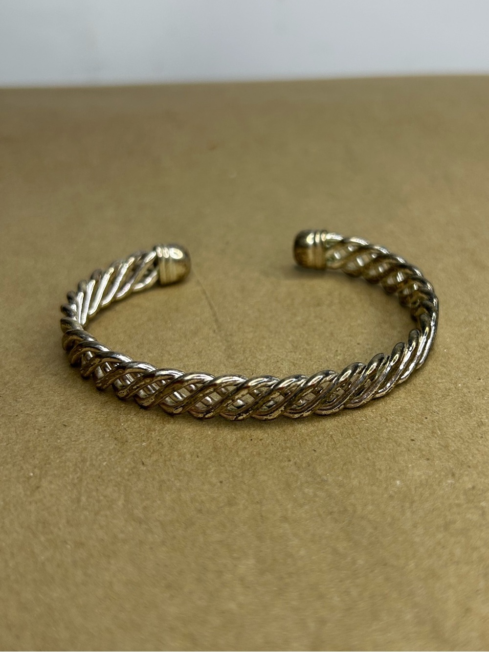Sterling Silver Braided Cuff Bracelet